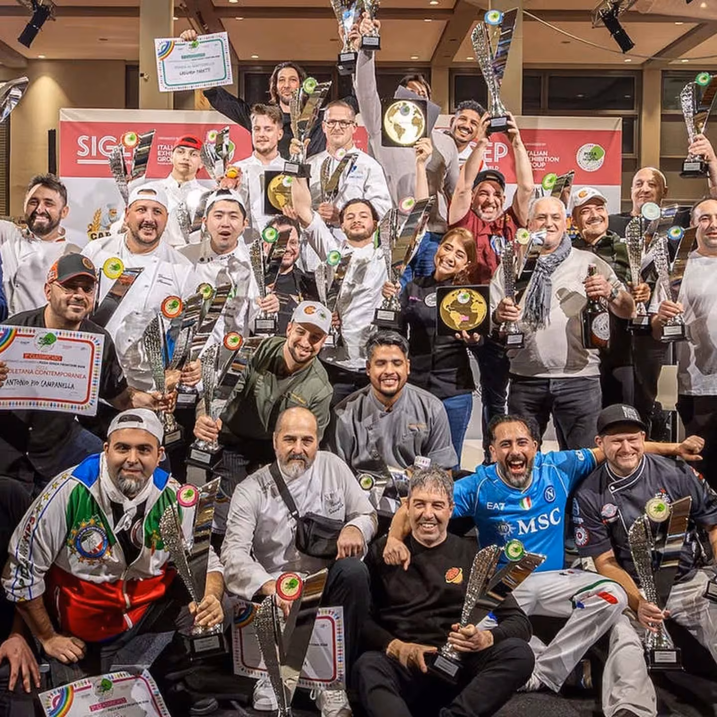 Una pizzería argentina, subcampeona mundial en un torneo con 600 participantes en Italia