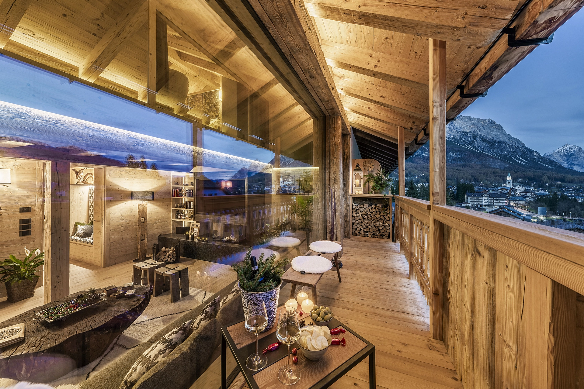 Bajo el cielo de los Dolomitas